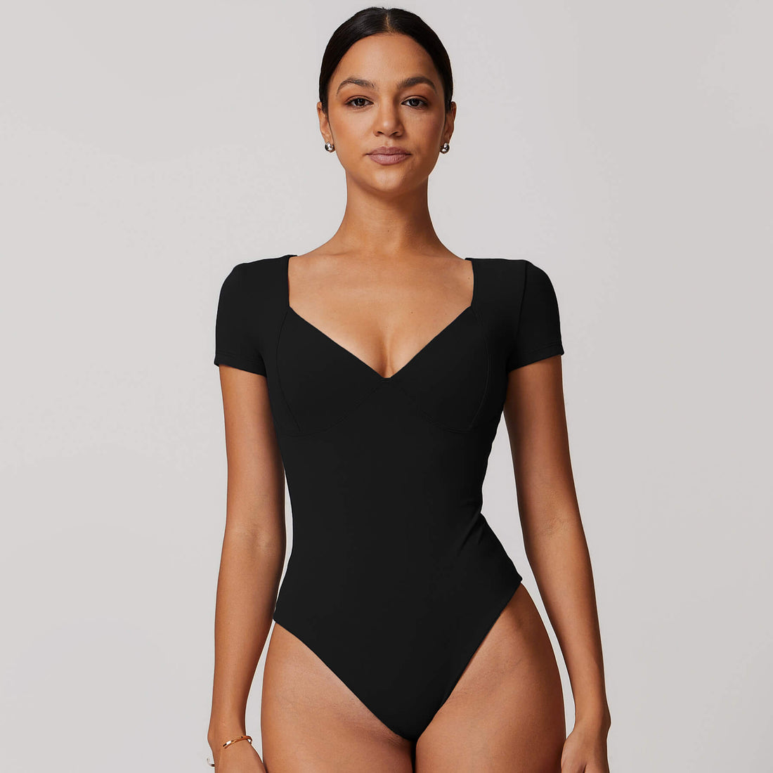 V-Neck Bodysuit by Red Monté