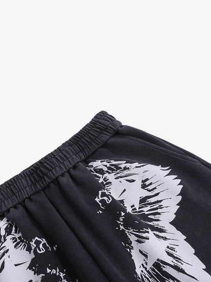 Wing Star Graphic Draped Jazz Pants - product image 5