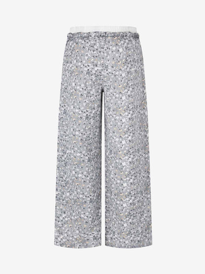 Floral Graphic Drawstring Wide-Leg Pants - product image 3