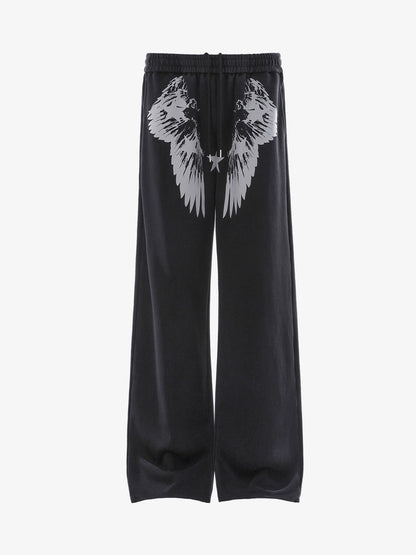 Wing Star Graphic Draped Jazz Pants - product image 1
