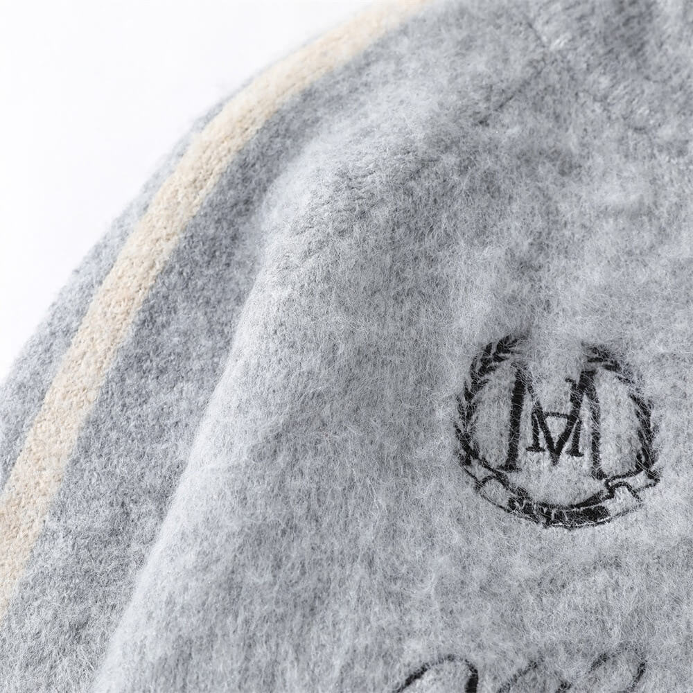 Embroidered Zip Cardigan