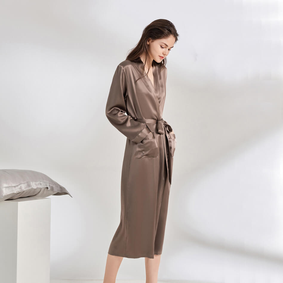 Washable Silk Classic Robe