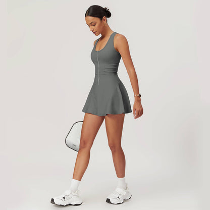 Front Zip Tennis Dress