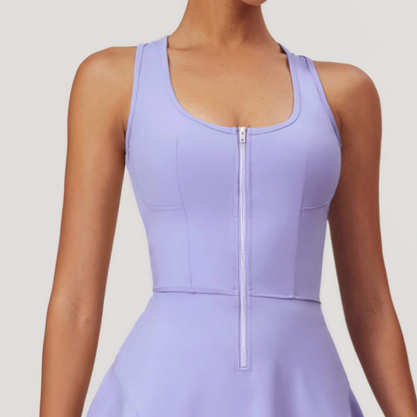 Front Zip Tennis Dress