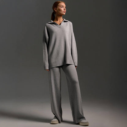 Long Sleeve Knit Sweater Set