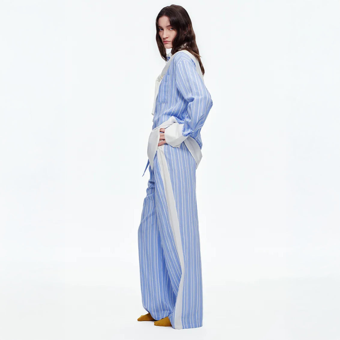 The Riviera Contrast-Cuff Co-ord Set