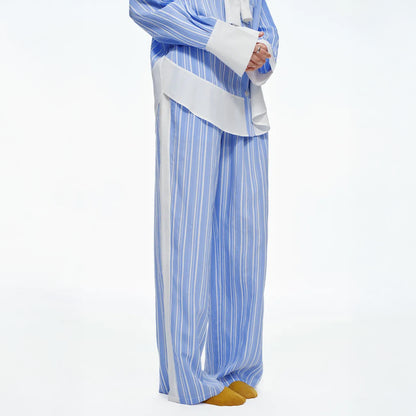 The Riviera Contrast-Cuff Co-ord Set