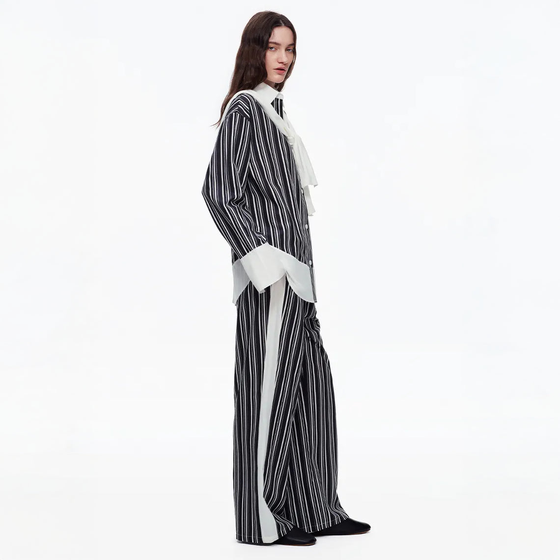 The Riviera Contrast-Cuff Co-ord Set