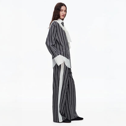 The Riviera Contrast-Cuff Co-ord Set
