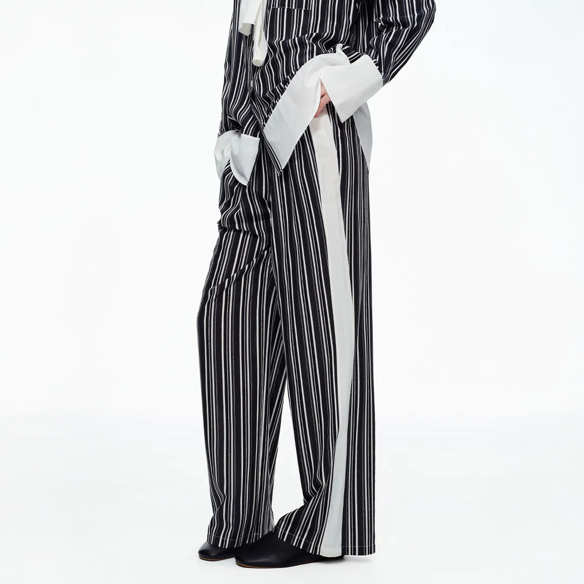 The Riviera Contrast-Cuff Co-ord Set