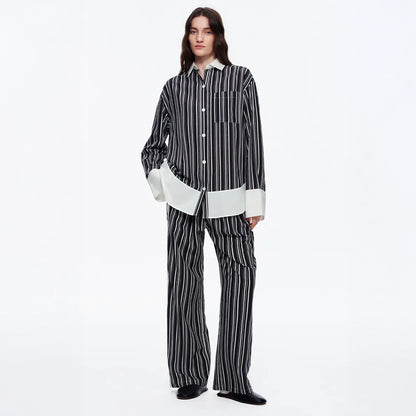 The Riviera Contrast-Cuff Co-ord Set
