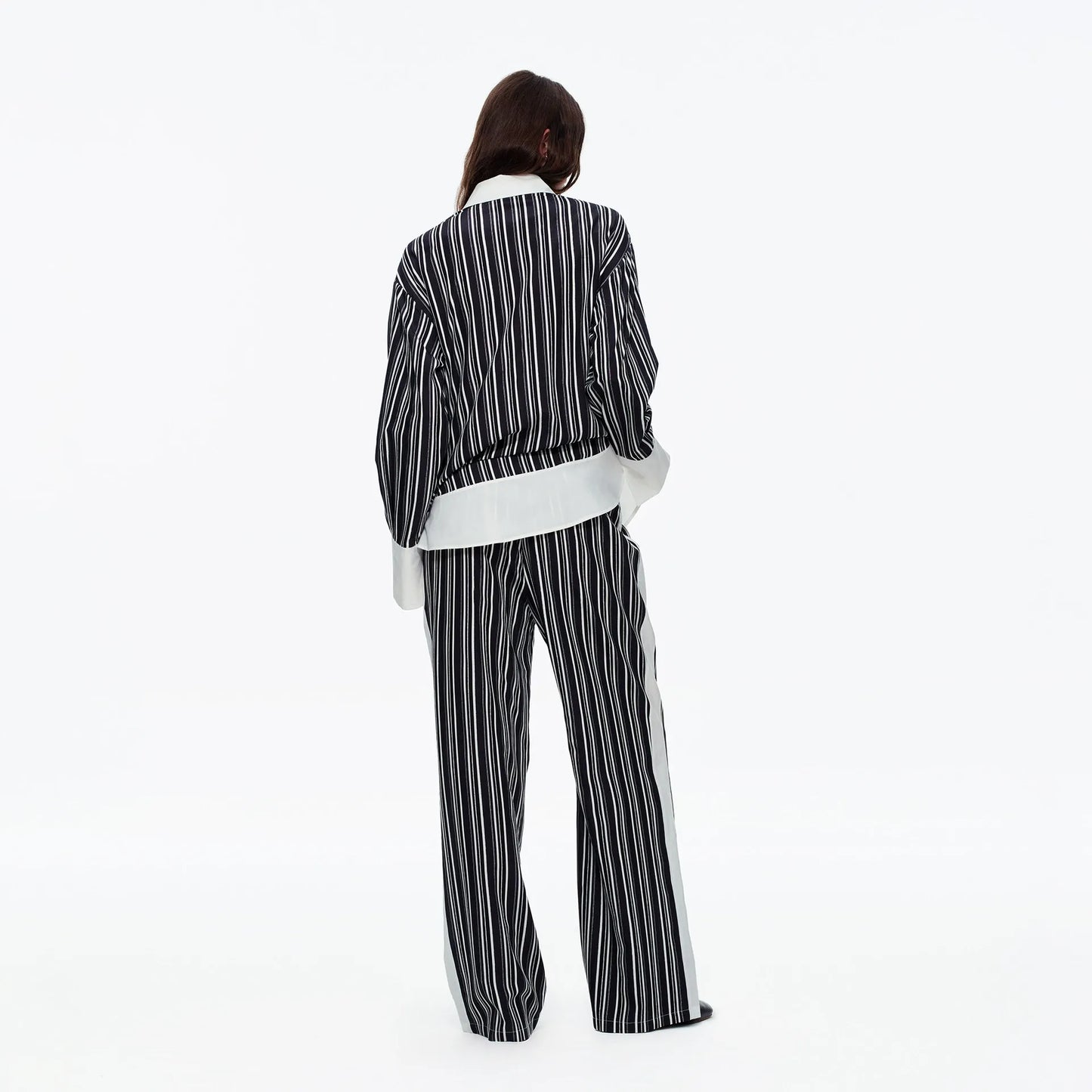 The Riviera Contrast-Cuff Co-ord Set