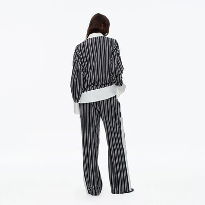 The Riviera Contrast-Cuff Co-ord Set