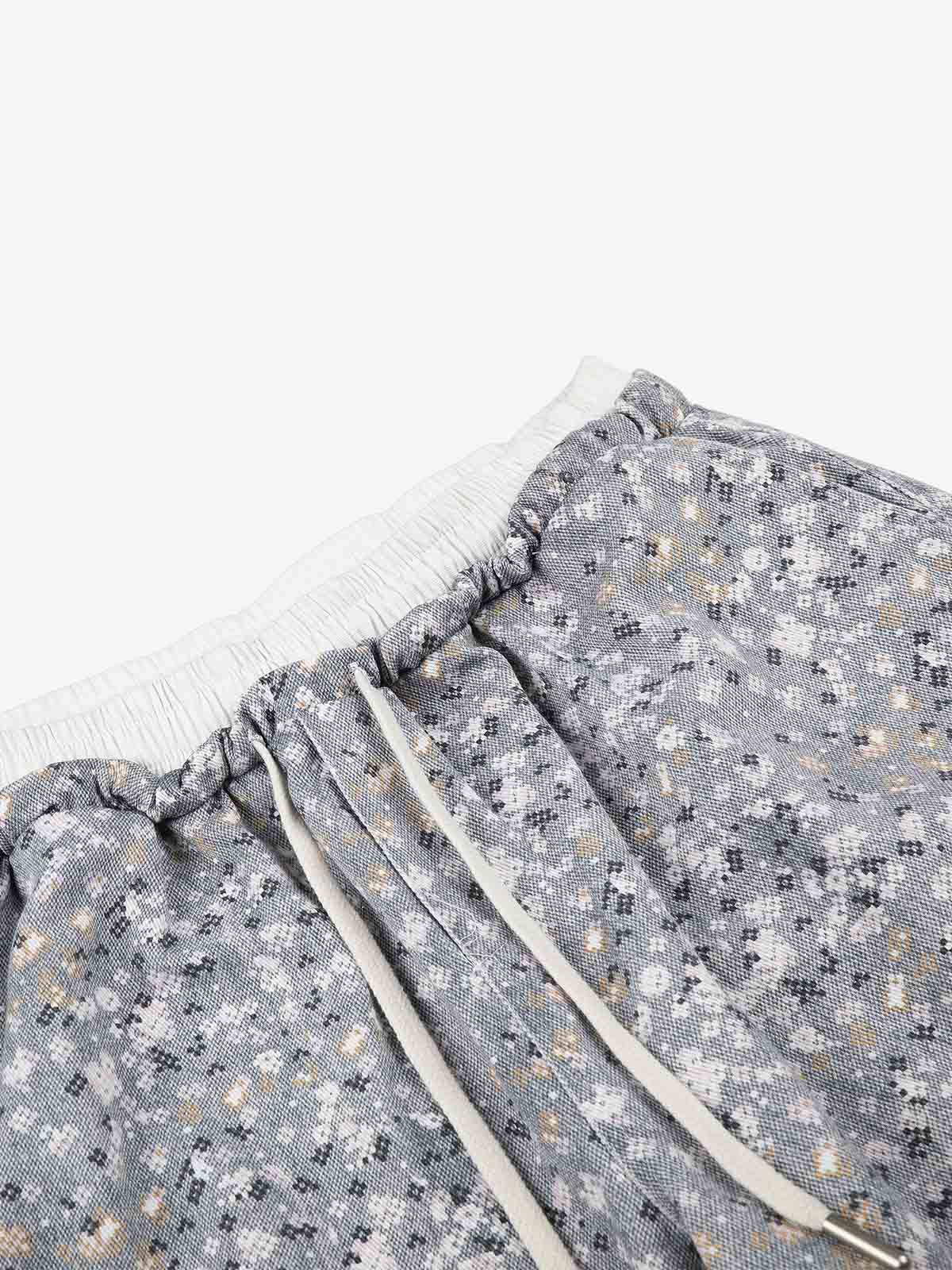 Floral Graphic Drawstring Wide-Leg Pants - product image 6