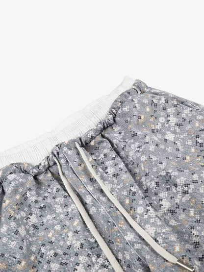 Floral Graphic Drawstring Wide-Leg Pants - product image 6