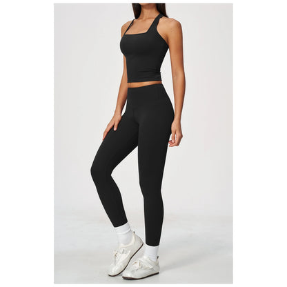 Sculpted-Waist Pilates Training Set - Premium Black - premium black side view