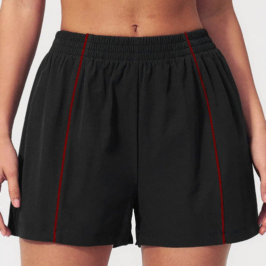 Ultralight Quick-Dry UPF Athletic Shorts - Black