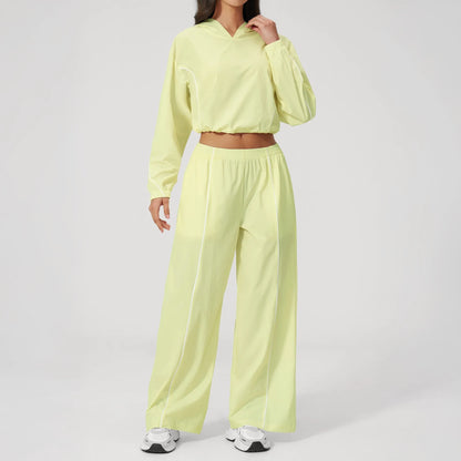 UPF 50+ Lightweight Hooded Sun Jacket - Lemon Yellow - lemon yellow full pants styling