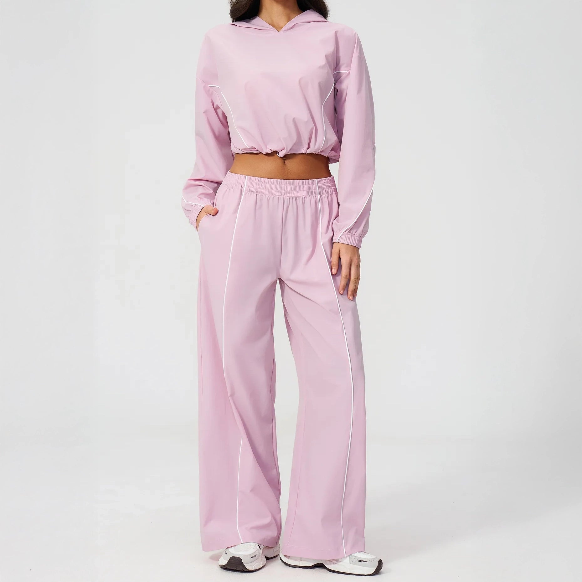 UPF 50+ Lightweight Hooded Sun Jacket - Lilac Purple - lilac purple full pants styling